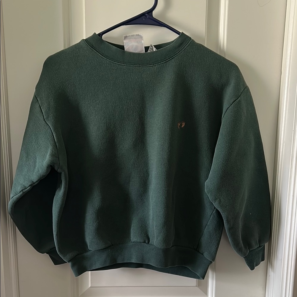 Vintage Green Kids Sweatshirt - Picture 2 of 6